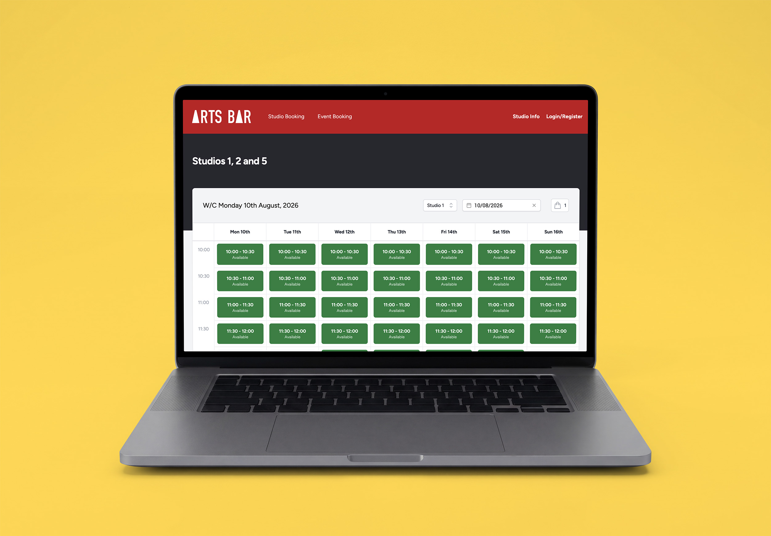 Liverpool Arts Bar Studios: replacing off-the-shelf booking software with a platform built to scale